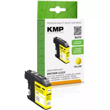 Kasetka KMP Brother LC-223Y żółta 550 S B62YX 1529 4009