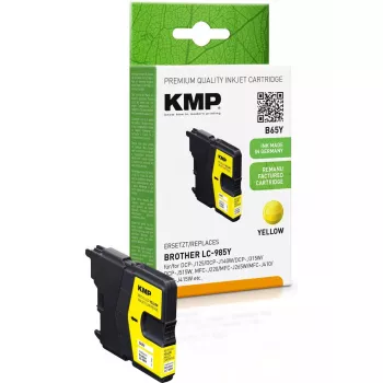 Cartridge KMP Brother LC-985Y żółty Remanufactured