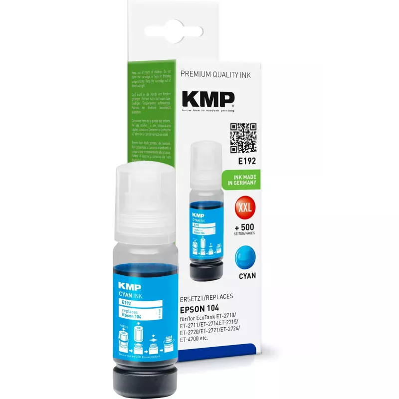 Wkład KMP EcoTank T00P2 8000 S cyjan