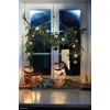 Lampa stołowa Krinner LUMIX Deco Glass Basic LED przezroczysta bambusowa szklana