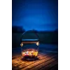 Lampa stołowa Krinner LUMIX Deco Glass Basic LED przezroczysta bambusowa szklana
