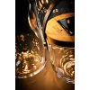 Lampa stołowa Krinner LUMIX Deco Glass Basic LED przezroczysta bambusowa szklana