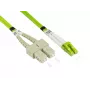 Kabel światłowodowy Alcasa LW-820LS5 20 m LC SC zielony