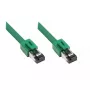 Kabel sieciowy Alcasa 8080-075G zielony 7,5 m Cat8.1 S/FTP