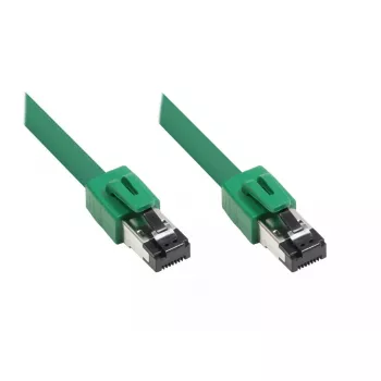 Kabel sieciowy Alcasa 8080-100G zielony 10 m Cat8.1 S/FTP
