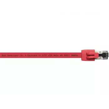 Kabel sieciowy Alcasa 8080-150R Czerwony 15 m Cat8.1 S/FTP