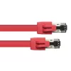 Kabel sieciowy Alcasa 8080-200R Czerwony 20m Cat8.1 S/FTP
