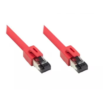 Kabel sieciowy Alcasa 8080-200R Czerwony 20m Cat8.1 S/FTP