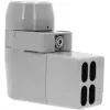 LNB TechniSat UNYSAT 11,7–12,75 GHz, złącze F, feedhorn Ø4 cm, 140 mA, szary