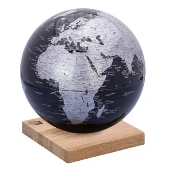 Political globe TROIKA EXPLORER 360° 25 cm Classic Table Czarny srebrny