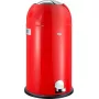 Kosz na śmieci Wesco Kickmaster Soft 112770 40 L, stalowy kosz z pedałem i cichym domykaniem