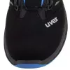 Buty ochronne Uvex 69382 dla dorosłych mężczyzn, niebiesko-czarne, podeszwa PU, cholewka syntetyczna