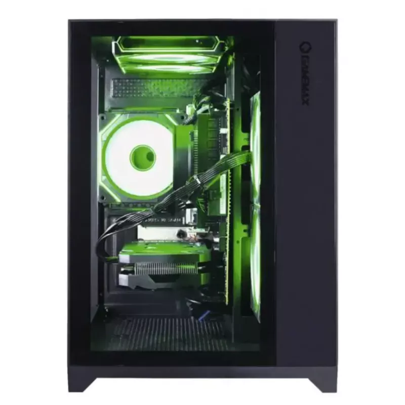 Stacja robocza PC Hyrican PCK07796 — AMD Ryzen 7 5700X, 16 GB DDR4, 1 TB SSD, NVIDIA GeForce RTX 5060 Ti, Windows 11 Home, Czarny