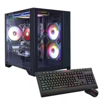 Stacja robocza PC Hyrican PCK07796 — AMD Ryzen 7 5700X, 16 GB DDR4, 1 TB SSD, NVIDIA GeForce RTX 5060 Ti, Windows 11 Home, Czarny