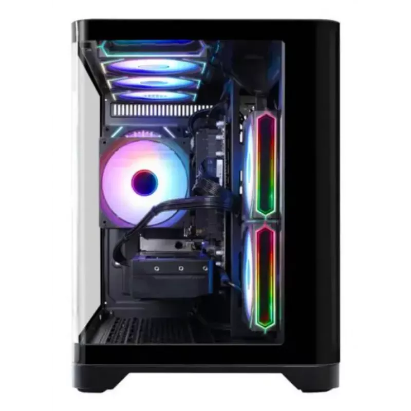 Stacja robocza PC Hyrican PCK07804 — AMD Ryzen 7 5700X, 16 GB DDR4, 1 TB SSD, NVIDIA GeForce RTX 5070, Windows 11 Home, 750 W, czarny