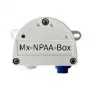 Sieciowa skrzynka przyłączeniowa MOBOTIX Mx-F-NPAA, szara, jednoczęściowa obudowa zewnętrzna kompatybilna z adapterem/wtryskiwaczem PoE+
