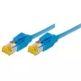 Tecline 5m Cat.6A kabel sieciowy niebieski Cat6a S/FTP RJ-45