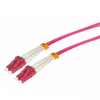 Kabel światłowodowy Tecline 798LS00 LC SC OM4 0.5 m Różowy Fioletowy
