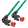 Kabel sieciowy EFB Elektronik K4137GN.1.5 RJ-45 Cat6a 1.5m Zielony