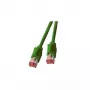 Kabel sieciowy EFB Elektronik RJ45 S/FTP Cat6a Zielony 20 m