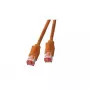 Kabel sieciowy EFB Elektronik K8056.2 RJ-45 Cat6a 2m Pomarańczowy