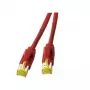 Kabel sieciowy EFB Elektronik K8560RT.7,5 RJ-45 Cat6a 7,5 m czerwony