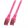 Kabel sieciowy EFB Elektronik K5519.30 RJ-45 Cat6 30 m magenta