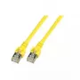 Kabel sieciowy EFB Elektronik RJ45 S/FTP Cat5e 1m żółty