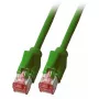 Kabel sieciowy EFB Elektronik K8708GN.2 RJ-45 Cat6a 2 m Zielony