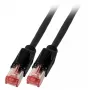 Kabel sieciowy EFB Elektronik K8708SW.10 RJ-45 Cat6a 10 m Czarny
