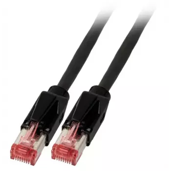 Kabel sieciowy EFB Elektronik K8708SW.3 RJ-45 Cat6a 3 m Czarny