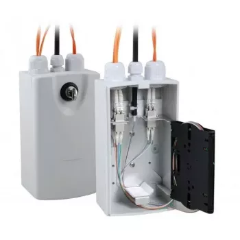 Adapter światłowodowy EFB Elektronik LOGON LFH015 LC/SC, szary, obudowa z tworzywa sztucznego, 103×93×185 mm