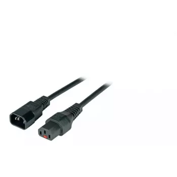 Kabel zasilający EFB Elektronik EK601SW.1 Czarny 1 m C14 C13