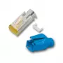 Męska wtyczka przewodowa RJ-45 Hirose H7642.7-100, niebieska, opakowanie 100 szt.
