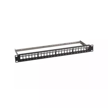 Patch panel 1U EFB Elektronik B37200100TS.24 — 10GBase-T, 10 Gigabit Ethernet, RJ-45, czarny, 482.6 mm szerokość