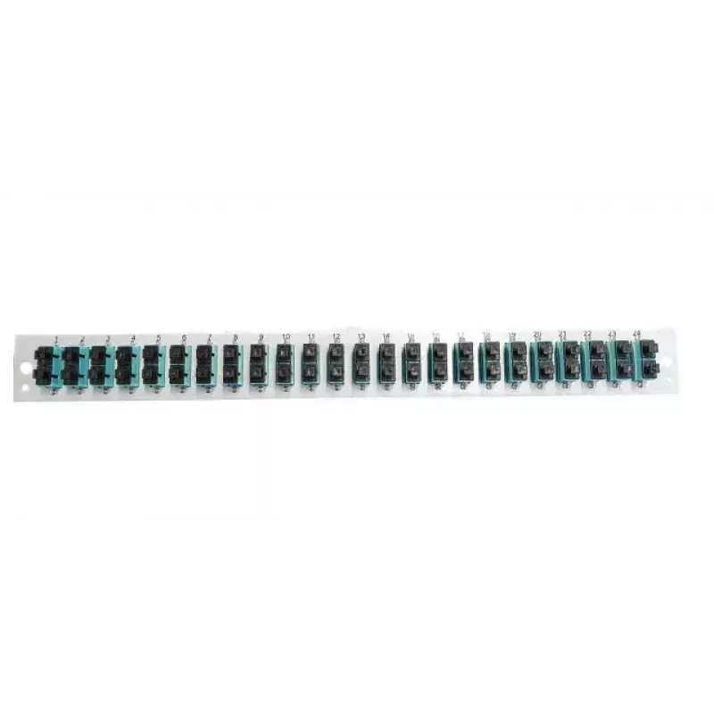 Akcesorium do panelu krosowego EFB Elektronik SB-FP-24SC-D-V-OS2 — montaż w szafie rack 1U, 432×13×43,5 mm, szary