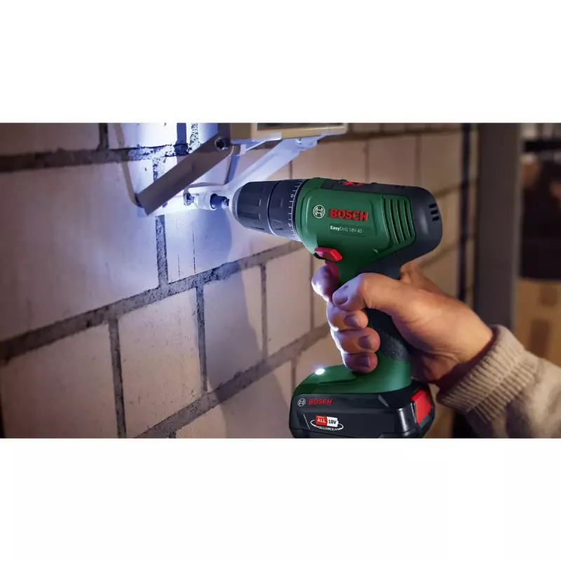 Wiertarka akumulatorowa Bosch EasyDrill 18V-40, 2-biegowa, uchwyt wiertarski bezkluczykowy 13 mm