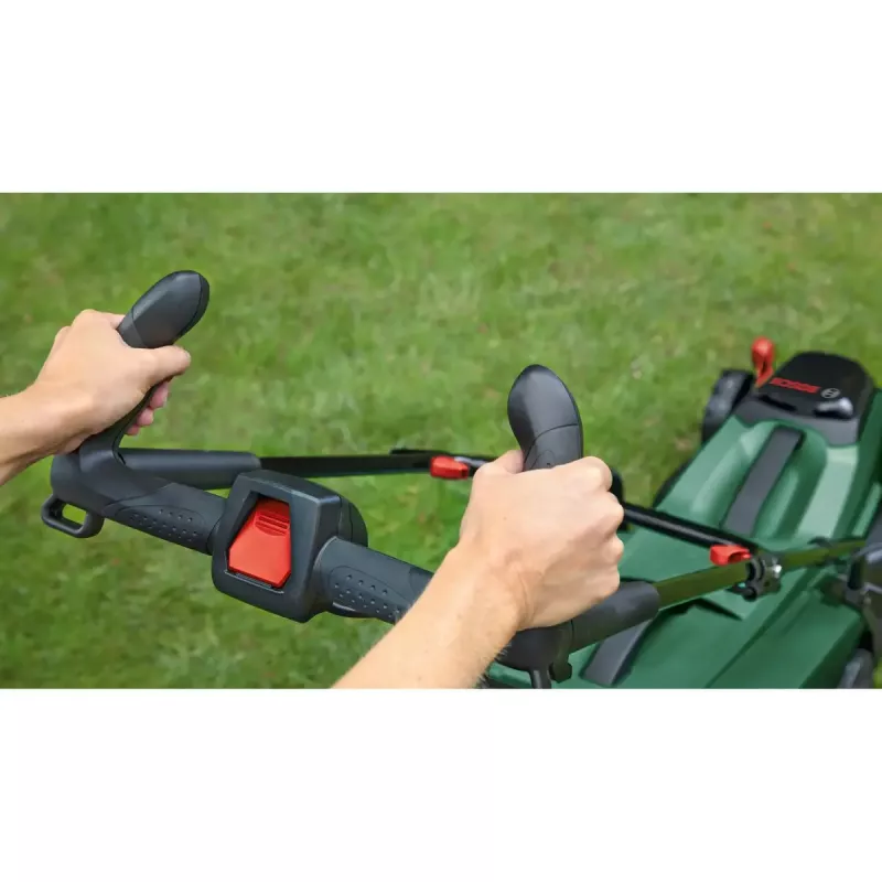 Bezprzewodowa kosiarka Bosch Citymower 18V-32-300 (model 06008B9A0A) — 18-woltowa kosiarka prowadzona zasilana baterią