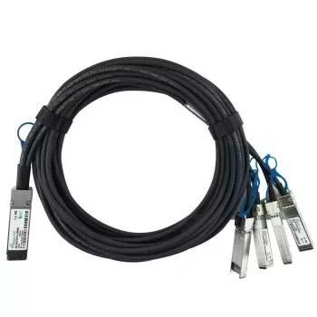 Kabel sieciowy BlueOptics Q28-4S28-DAC-2M-PS-BL QSFP28 4 x SFP28 InfiniBand 2m Czarny