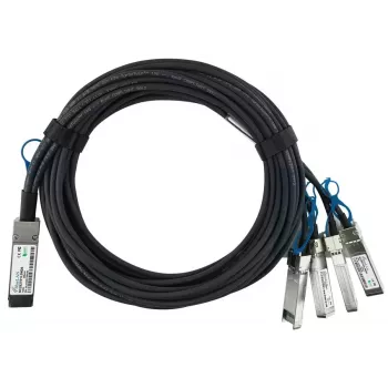 Kabel sieciowy BlueOptics YFNDD-BL QSFP28 4xSFP28 InfiniBand 2m Pomarańczowy