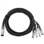 Kabel sieciowy BlueOptics ET7402-25DAC-2M-BL QSFP28 4xSFP28 InfiniBand 2m Czarny