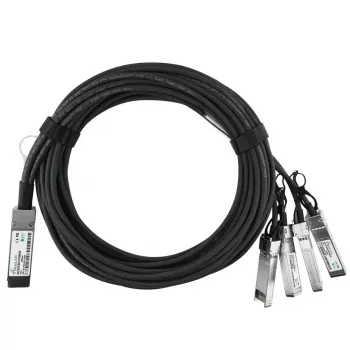 Kabel sieciowy BlueOptics DAC-Q28-4S28-25G-2M-BL QSFP28 4xSFP28 InfiniBand 2m Czarny