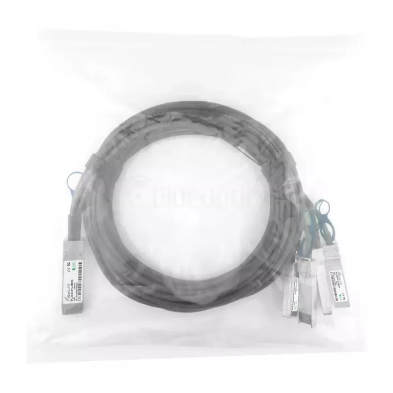 BlueOptics XQ+BC0003-XS+-BL kabel InfiniBand/światłowodowy 3 m QSFP28 4xSFP28 Męski/Męski