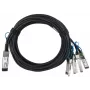 BlueOptics XQ+BC0003-XS+-BL kabel InfiniBand/światłowodowy 3 m QSFP28 4xSFP28 Męski/Męski