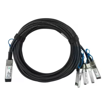 Kabel DAC BlueOptics MCP7F00-A01AR-BL 2 m QSFP28 na 4x SFP28 Czarny