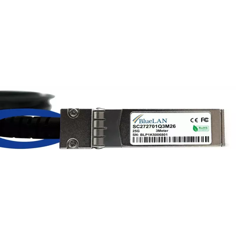 BlueOptics SFP-H25G-CU3M kabel InfiniBand/światłowodowy 3 m SFP28 czarny