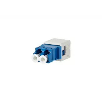 Adapter światłowodowy METZ CONNECT 1402L00820MI LC/SM niebieski biały ceramiczny