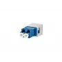 Adapter światłowodowy METZ CONNECT 1402L00820MI LC/SM niebieski biały ceramiczny