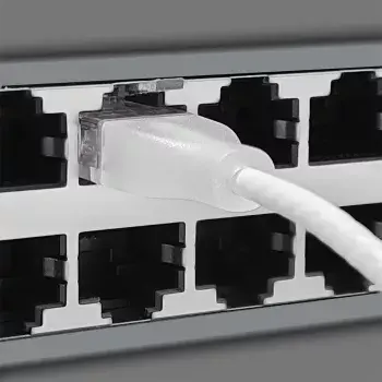 Kabel sieciowy Wantec 7408 RJ45 Cat6a 5m Biały