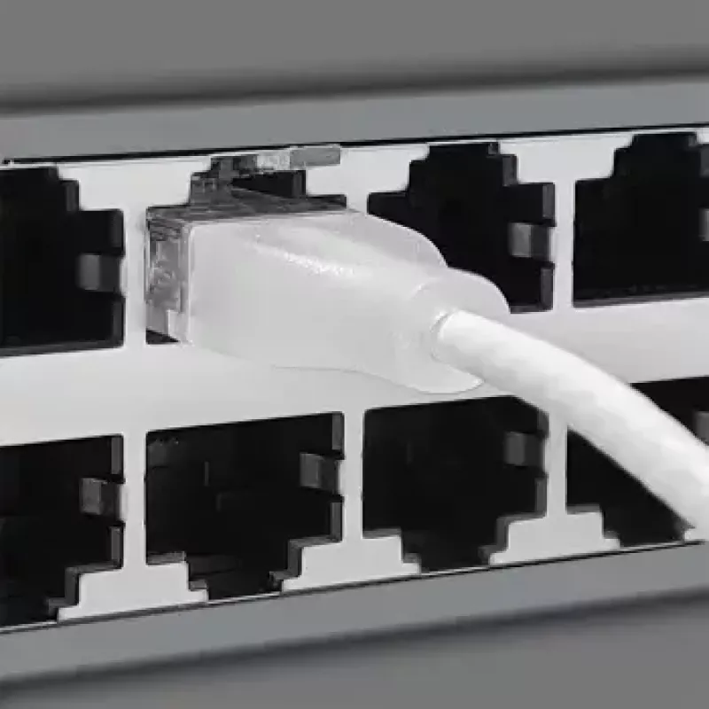 Kabel sieciowy Wantec 7408 RJ45 Cat6a 5m Biały